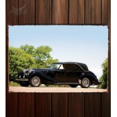 Металлическая табличка Bugatti Type 57C Faux Cabriolet
